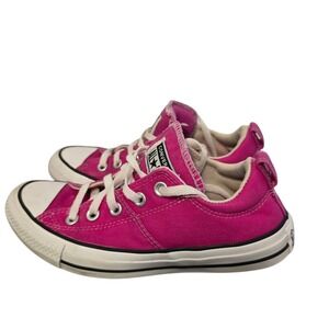 Converse All Star Girls Low Top Pink Canvas Sneakers‎